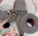 CONJUNTO GORRO/BUF/GUANTES GRIS - Imagen 5