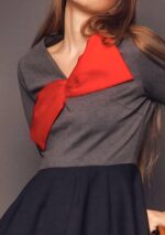 VESTIDO MOÑA ROJA - Imagen 3