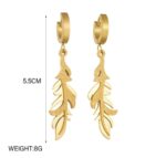 PENDIENTES HOJA - Imagen 4