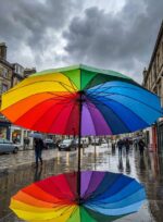 MAXI PARAGUAS ARCOIRIS - Imagen 2