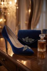 BOLSO TERCIOPELO AZUL