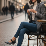 ZAPATO CUADROS GRIS