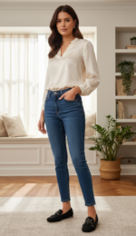 MOCASIN TEJIDO TWEED