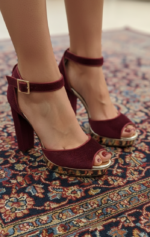 SANDALIA ATERCIOPELADA RUBI - Imagen 3