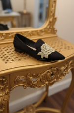 ZAPATO APLIQUE FLOR DORADA - Imagen 4