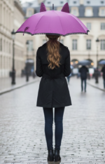 PARAGUAS VACAT FUCSIA - Imagen 3