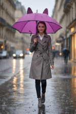 PARAGUAS VACAT FUCSIA - Imagen 2