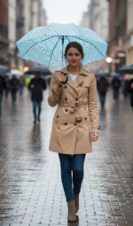 PARAGUAS GOLONDRINAS AZUL