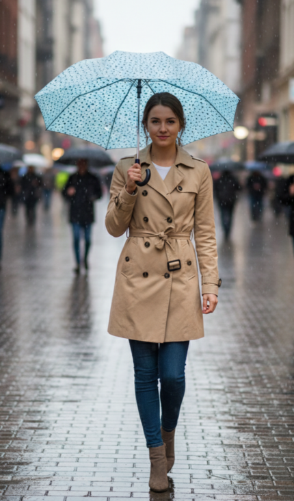 PARAGUAS GOLONDRINAS AZUL