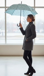 PARAGUAS GOLONDRINAS AZUL - Imagen 2