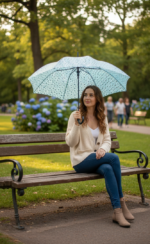 PARAGUAS GOLONDRINAS AZUL - Imagen 3