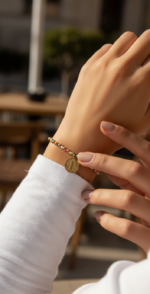 PULSERA MULTICOLOR MEDALLA - Imagen 2