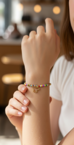 PULSERA MUTICOLOR MARIPOSA