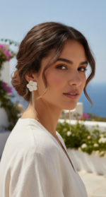 PENDIENTES ARO FLOR - Imagen 2