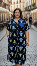 VESTIDO CAMISERO JIRAFAS