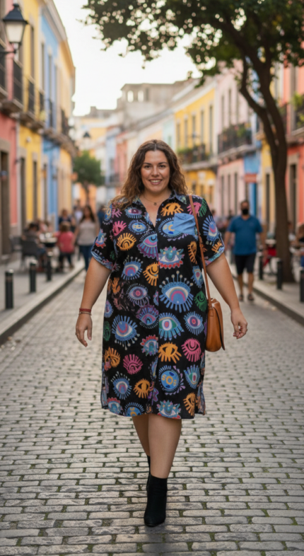 VESTIDO CAMISERO OJOS