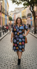 VESTIDO CAMISERO OJOS - Imagen 2