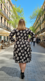 VESTIDO VOLANTE MARGARITAS - Imagen 3