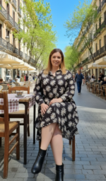 VESTIDO VOLANTE MARGARITAS - Imagen 4