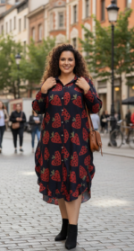 VESTIDO VOLANTE FRESAS