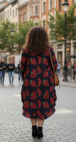 VESTIDO VOLANTE FRESAS - Imagen 3