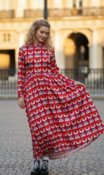 VESTIDO LARGO RASO LATAS