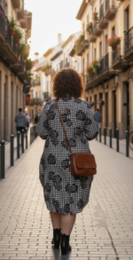 VESTIDO VOLANTE ROSAS - Imagen 3