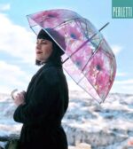 PARAGUAS FLORAL TRANSPARENTE - Imagen 2