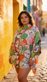 MAXI CAMISA CARAS - Imagen 4