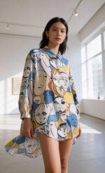 MAXI CAMISA CARAS - Imagen 2