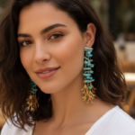 PENDIENTES OCEAN TURQUESA