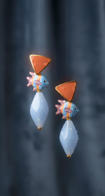 PENDIENTES PEZ ESMALTADO - Imagen 2