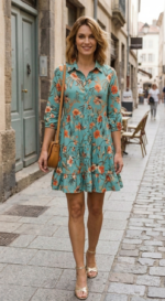 VESTIDO ALEXA TURQUESA