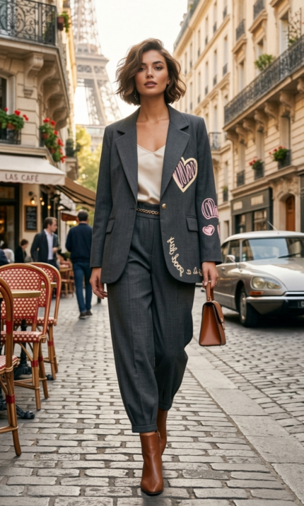 CONJUNTO GOOD DAY GRIS