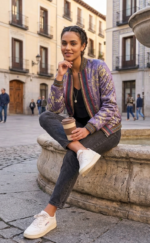 CHAQUETA RAFFAELLA CARRA LILA - Imagen 2