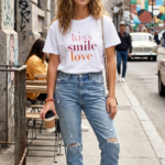 CAMISETA KISS-SMILE-LOVE