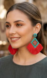 PENDIENTES BOHO MULTICOLOR - Imagen 3