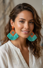 PENDIENTES BOHO MULTICOLOR - Imagen 8