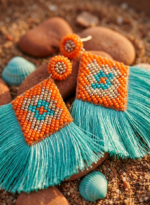 PENDIENTES BOHO MULTICOLOR - Imagen 10