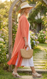 CHAQUETA LARGA SKY CORAL - Imagen 2