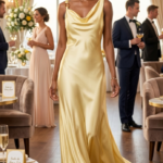 VESTIDO TULIPAN AMARILLO