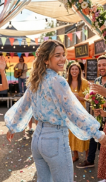 BLUSA JANE CELESTE - Imagen 3