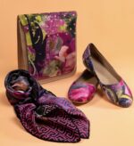 MANOLETINAS+BOLSO+PAÑUELO FUCSIA - Imagen 6