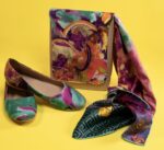 MANOLETINAS+BOLSO+PAÑUELO TURQUESA - Imagen 4