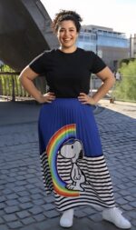 FALDA PLISADA SNOOPY ARCOIRIS - Imagen 2