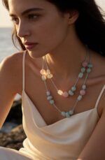 COLLAR CARAMELO AZUL - Imagen 2