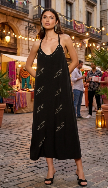 VESTIDO THUNDER NEGRO