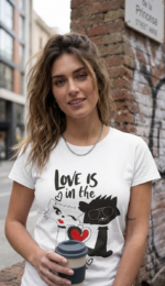 CAMISETA LOVE IS IN THE AIR - Imagen 3