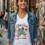 CAMISETA ONE STEP AT A TIME