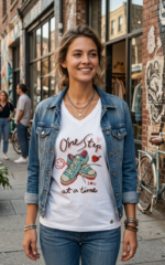 CAMISETA ONE STEP AT A TIME